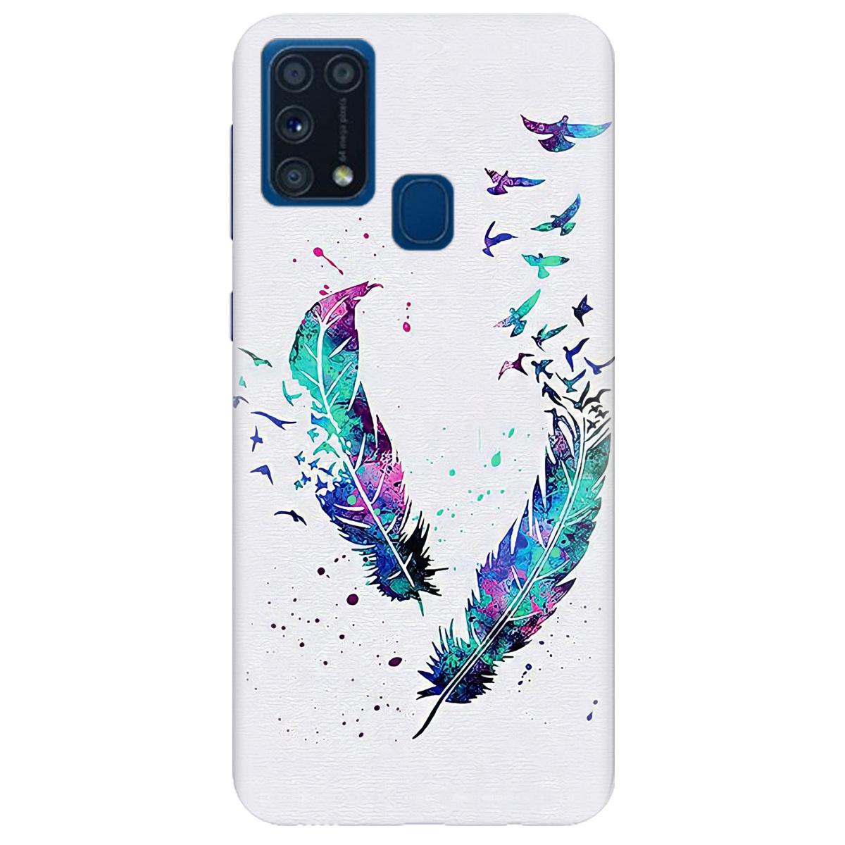 Силиконовый чехол Zorrov для Samsung Galaxy M31 - Flight (14190040271126096) - фото 1