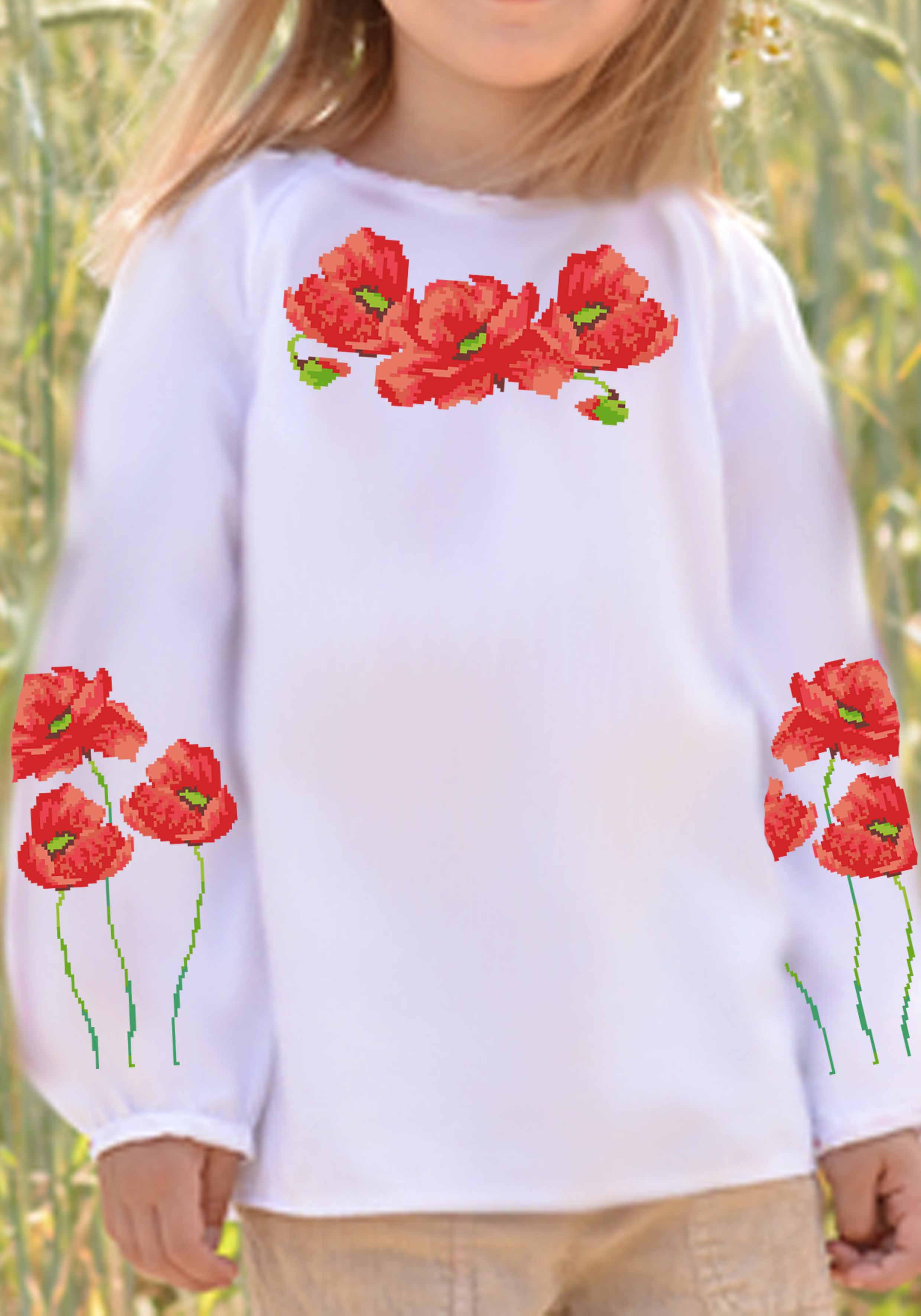 Заготовка для вышивки нитками/бисером для девочки домотканое полотно (СДД-36)