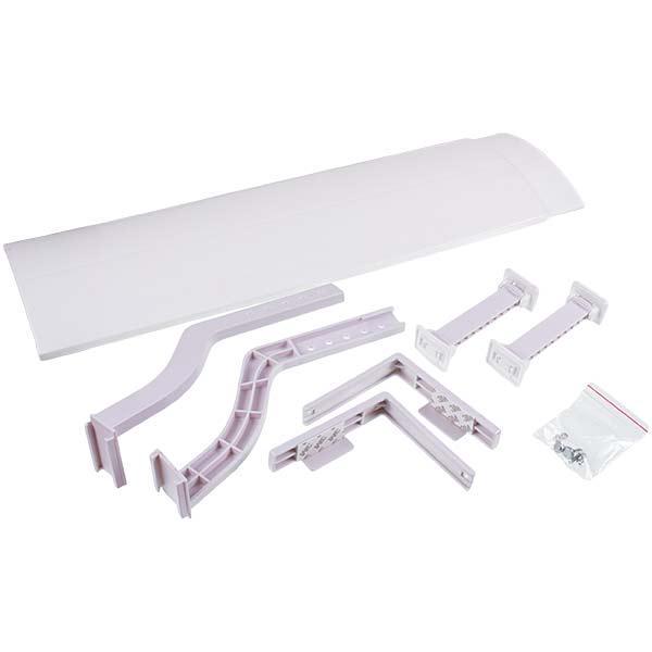 Защитный экран раздвижной дефлектор для внутреннего блока кондиционера L 660-1150 мм (00000058781) - фото 2 Защитный экран раздвижной дефлектор для внутреннего блока кондиционера L 660-1150 мм (00000058781) - фото 2