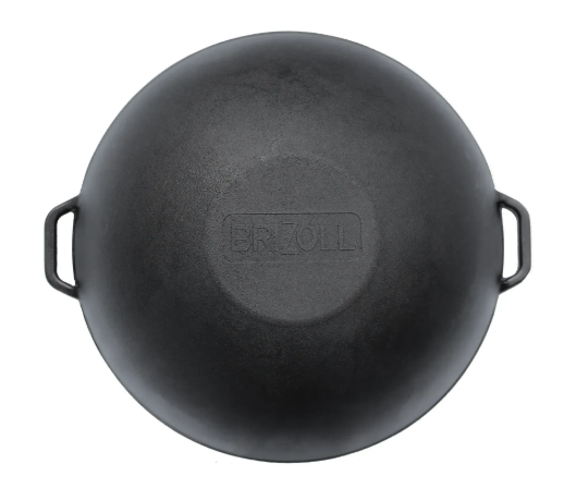 Сковорода чавунна Brizoll WOK з чавунною кришкою сковородою гриль 8 л - фото 7 Сковорода чавунна Brizoll WOK з чавунною кришкою сковородою гриль 8 л - фото 7