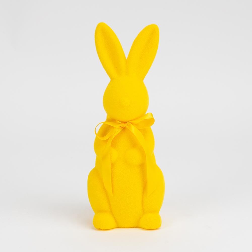 Фигурка флоковая Пасхальный кролик 23 см (12025-007)