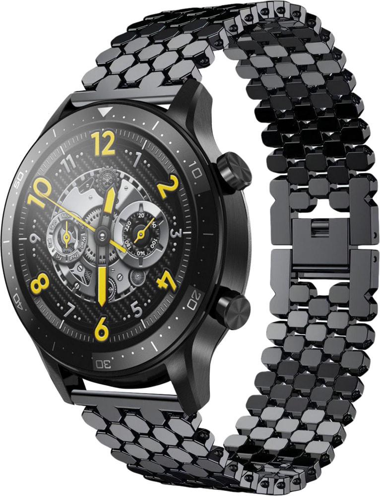 Металлический Ремешок Scaly для Realme Watch S Pro Black (28779-2B)
