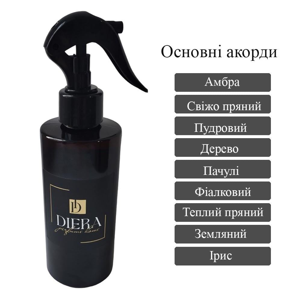 Спрей для дома Diera perfume home №9 парфюмированный универсальный аромат древесный пряный восточный (TA0072) - фото 2