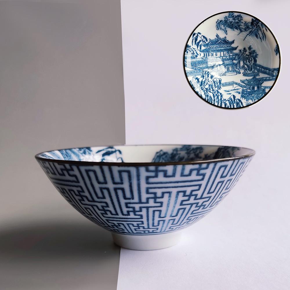 Пиала фарфоровая в традиционном китайском стиле 90 мл - фото 2