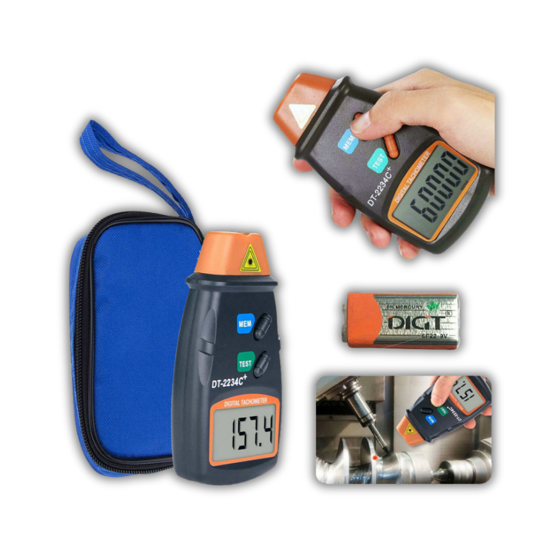 Тахометр лазерный Walcom DT-2234C и крона (30297771) - фото 2