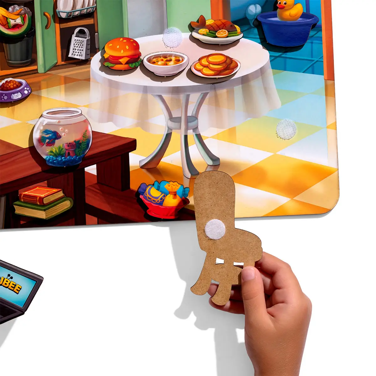 Игра на липучке Наведи порядок в комнате и накорми Ваню - фото 7