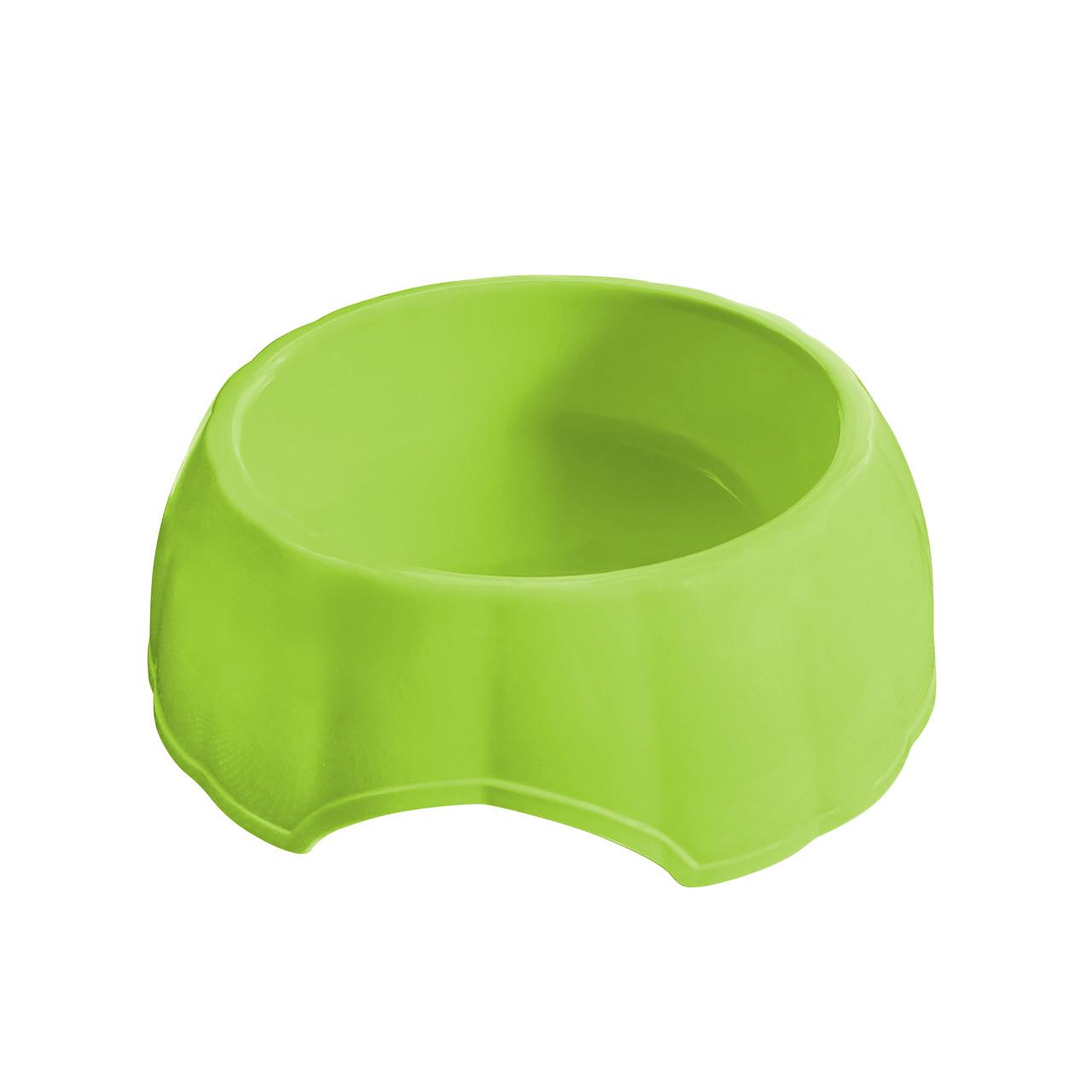 Миска для животных пластиковая 16х5х5 см Салатовый (2589826268) - фото 1