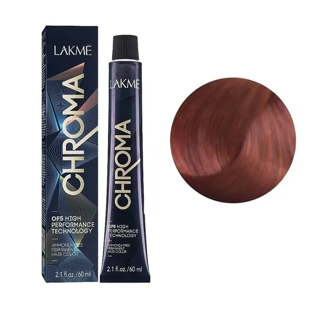 Краска для волос безаммиачная перманентная Lakme Chroma Permanent Hair Color 6/59 ​60 мл