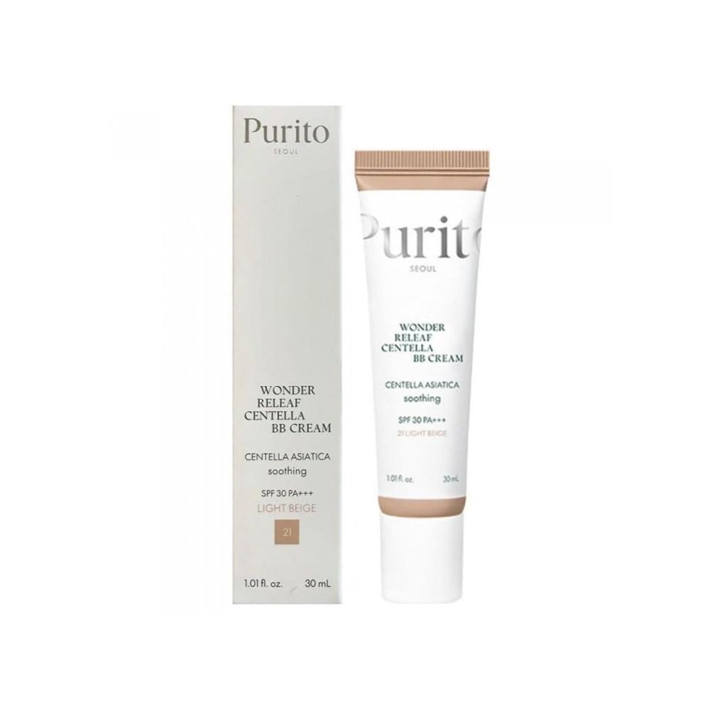 ВВ-крем із екстрактом центели Purito Seoul Wonder Releaf Centella BB Cream №21 Light Beige 30 мл