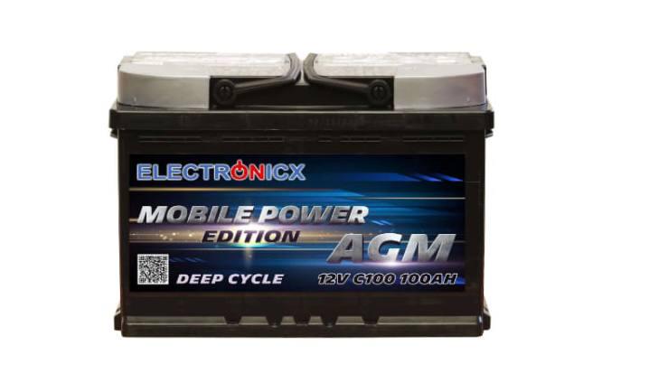 Батарея аккумуляторная Electronicx Mobile Power Edition AGM 100 Ah 12 V (889829) - фото 1