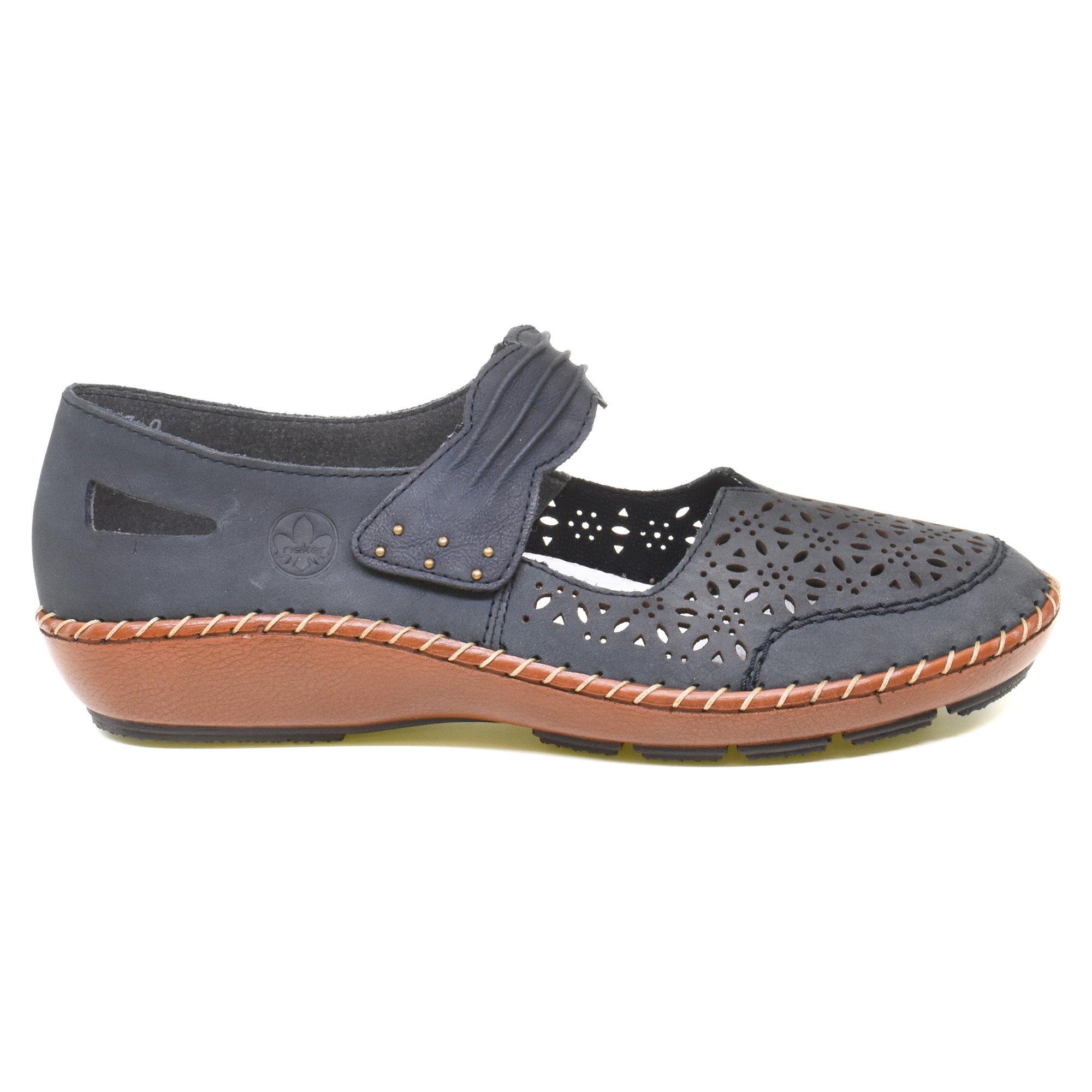 Слипоны женские Rieker р. 38 Темно-синий (089220-38) - фото 7 Слипоны женские Rieker р. 38 Темно-синий (089220-38) - фото 7