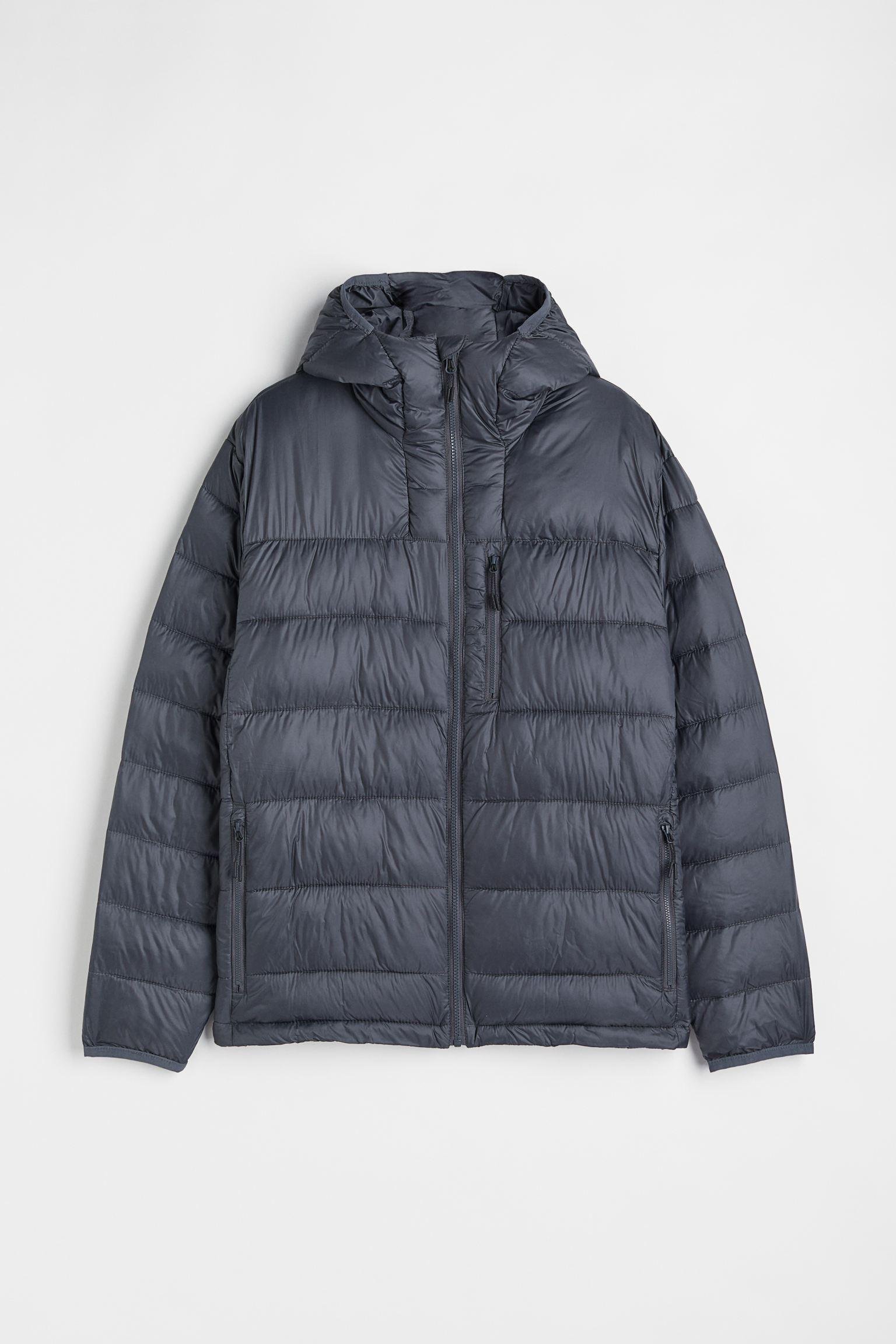 Куртка мужская H&M демисезонная S Темно-серый (1005888003)