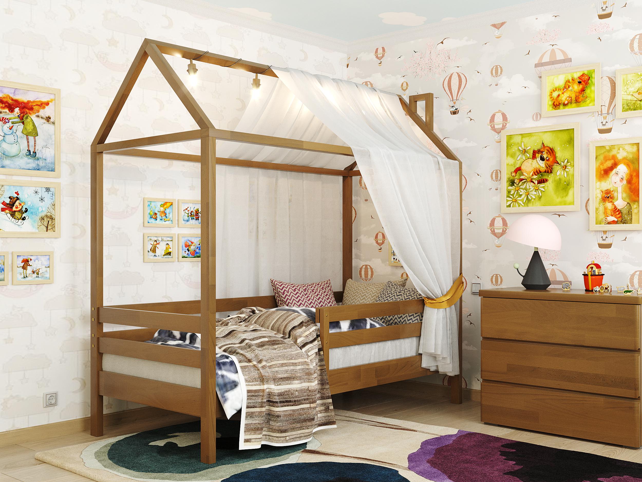 Кровать детская Arbor Джерри 80x190 см домиком