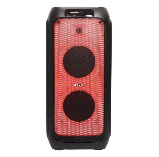 Акустическая система Goldteller 506GT с RGB подсветкой Bluetooth/2 микрофона/7200 mA/h/USB/TF/FM