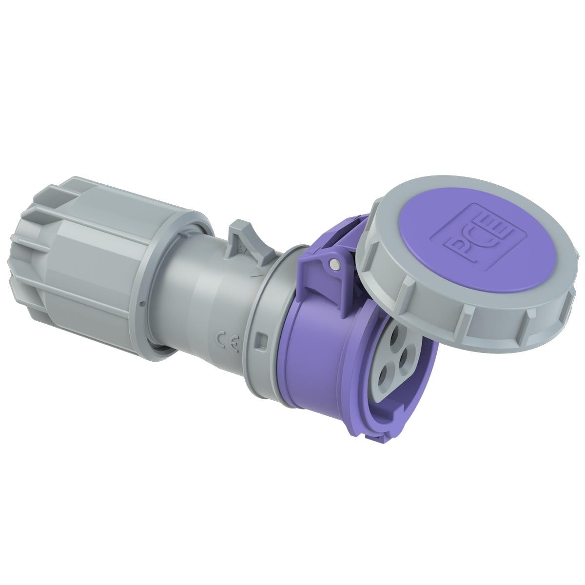 Силова розетка кабельна PCE 24V 2P+E IP67 16A (2632v)