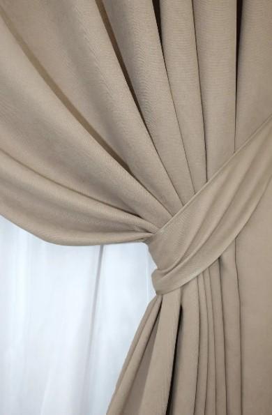 Ткань для штор SPARTA микровелюр Теплый беж (1194ш) - фото 2 Ткань для штор SPARTA микровелюр Теплый беж (1194ш) - фото 2