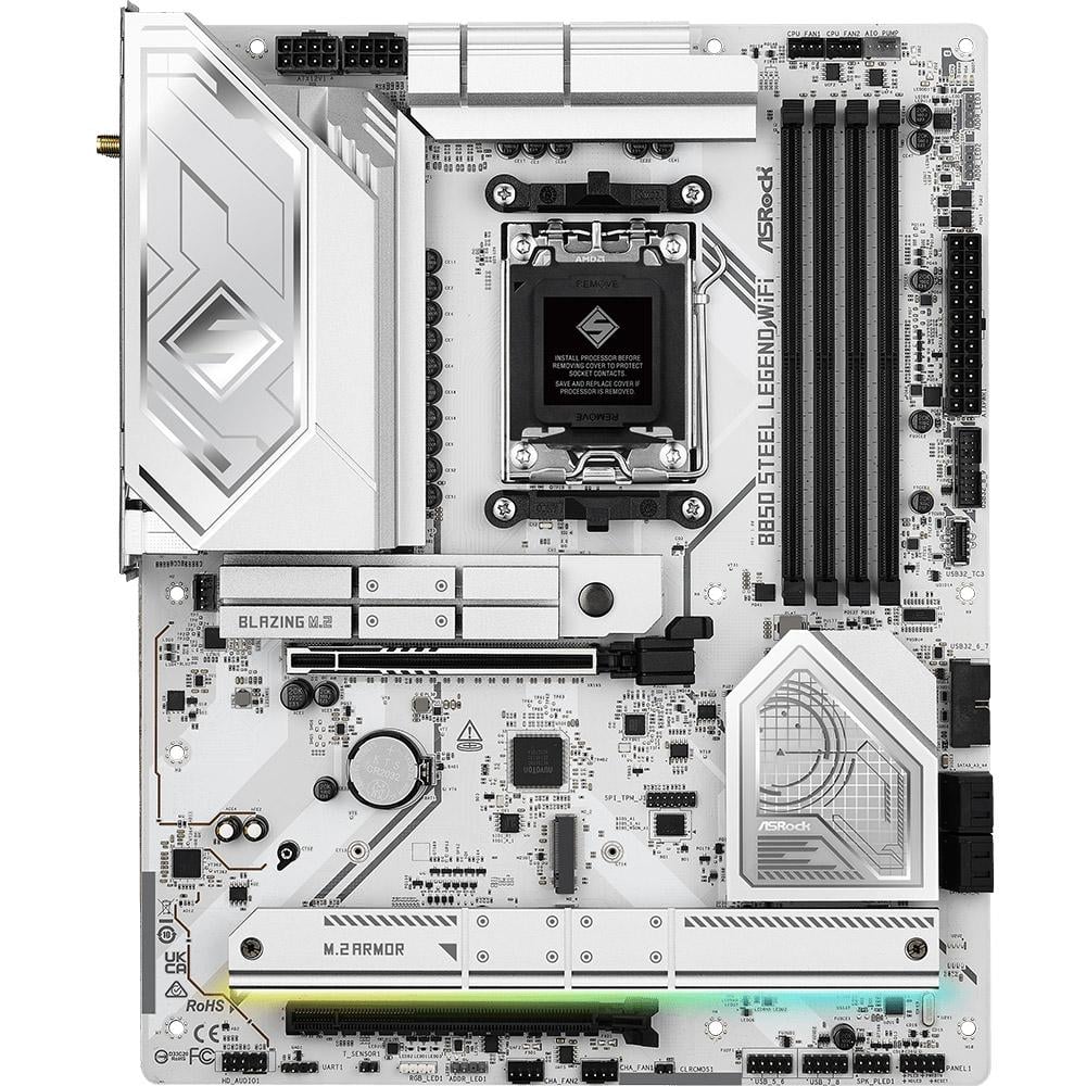 Материнская плата ASRock B850 STEEL LEGEND Wi-Fi White (30835915)