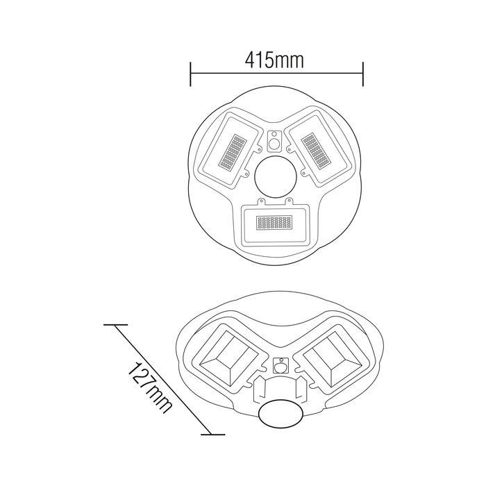 Светильник уличный светодиодный Horoz Electric Combat-150 - фото 5