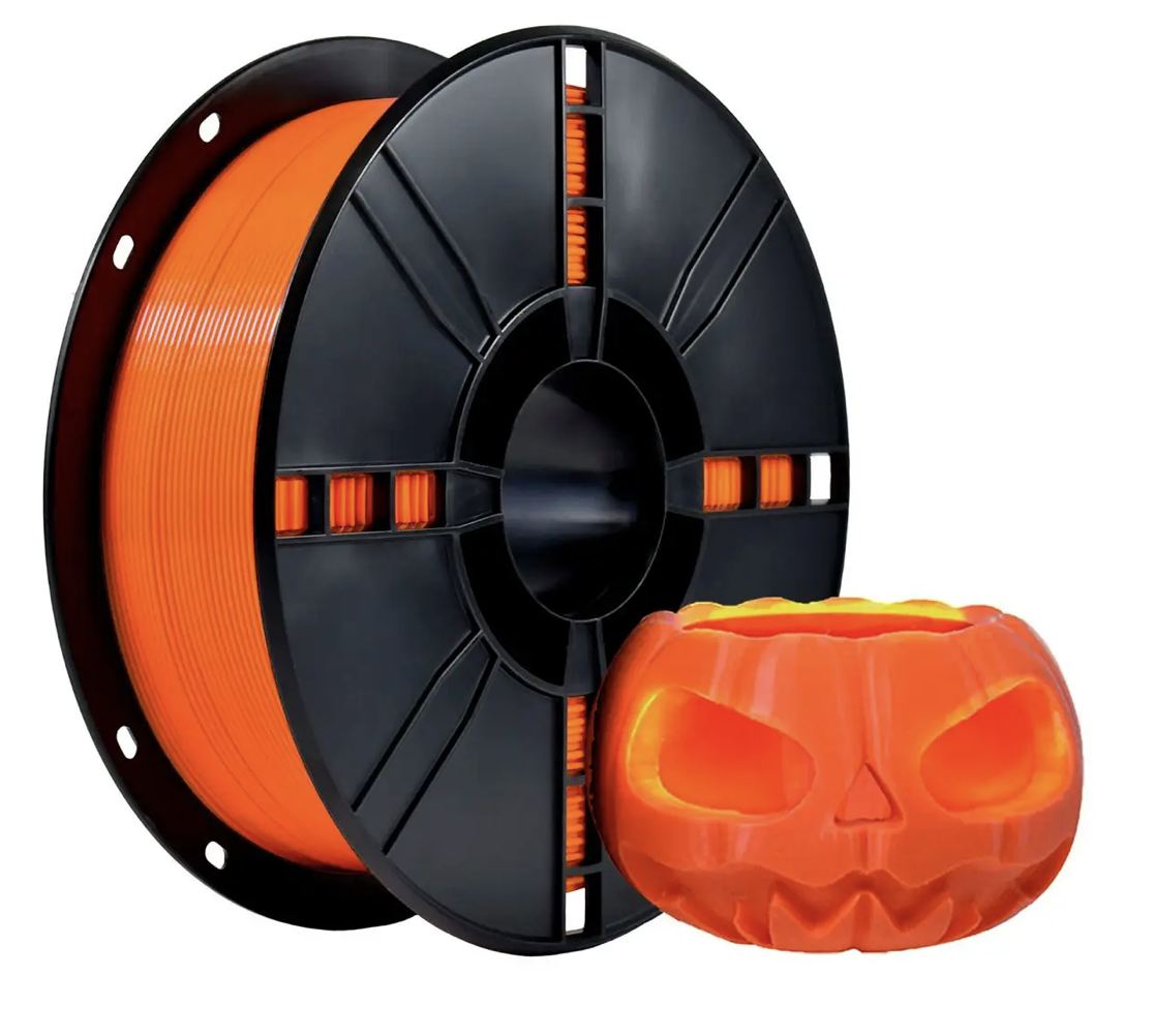 Пластик/филамент для 3D-печати 3DPF PETG Classic Spool 1,75 мм 1 кг H230-260°C B60-80°C Оранжевый (UA3D101-Orange)