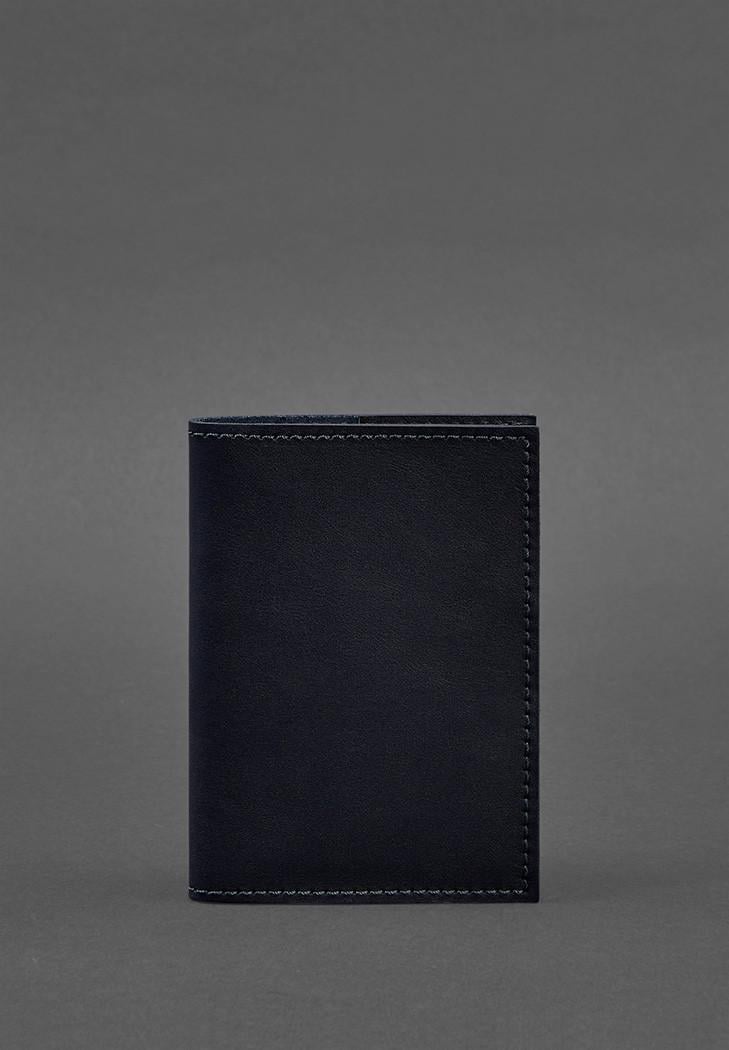 Обложка кожаная для паспорта и военного билета 1.2 Краст Синий (A-027288) Обложка кожаная для паспорта и военного билета 1.2 Краст Синий (A-027288)