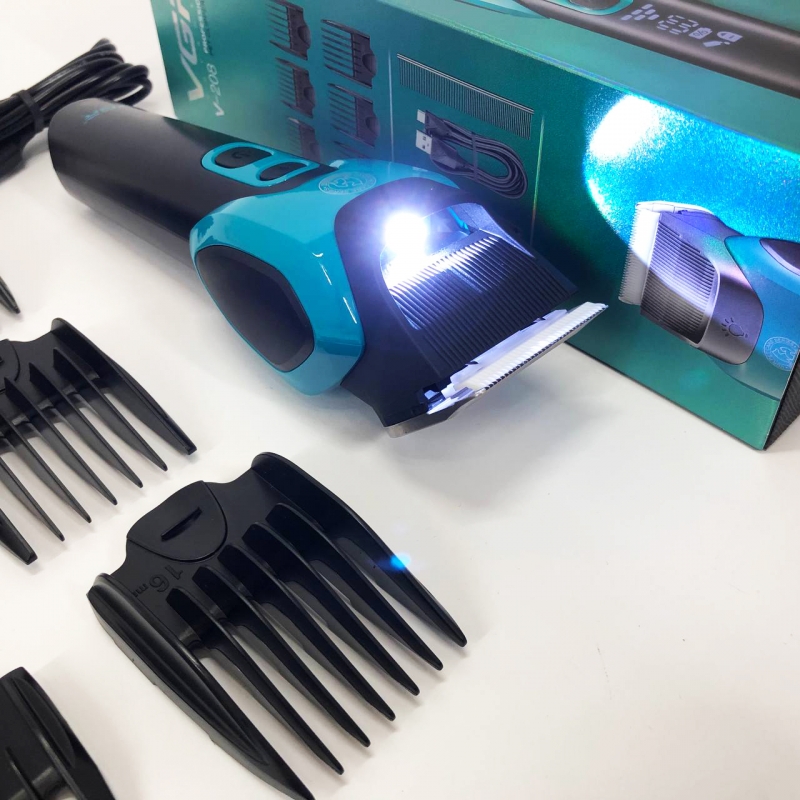 Машинка для стрижки тварин VGR V-208 акумуляторна 3W Blue (tf7465) - фото 13