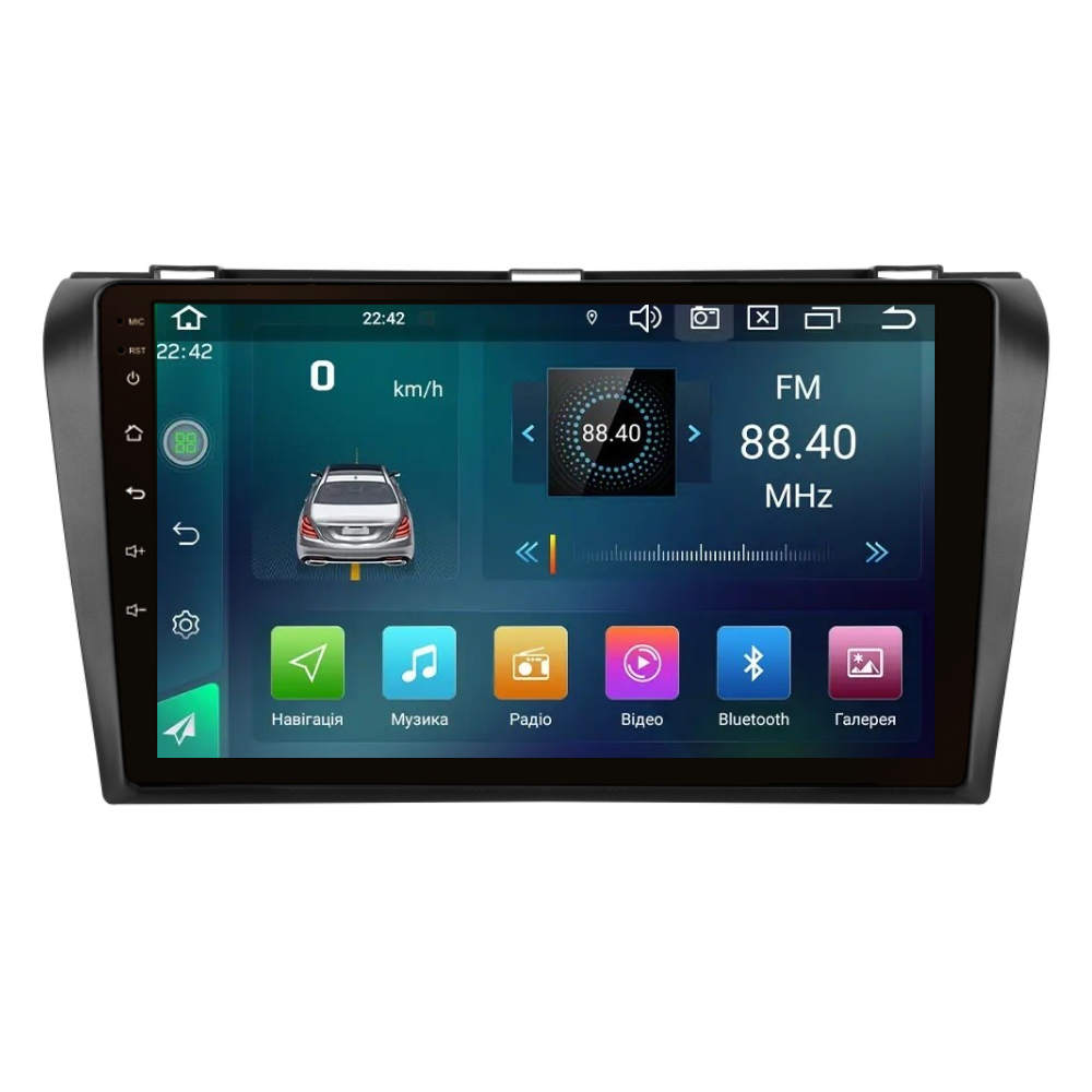 Магнитола штатная CYCLONE C9 CPL GSM Carplay 2/32 GB 4G для Mazda 3 2004-2008 г. (AR-81259)