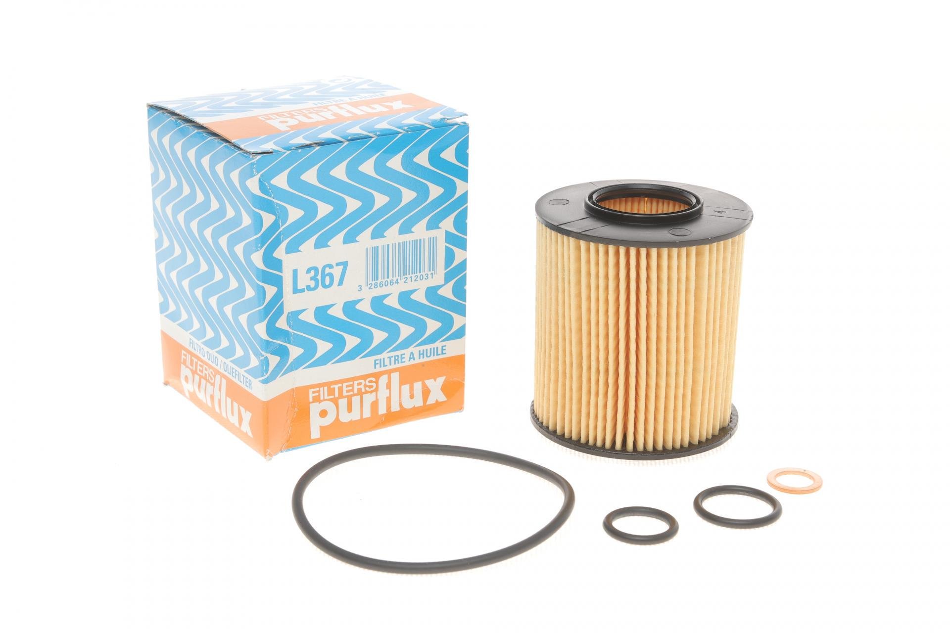 Фильтр масляный PURFLUX для BMW 3 E46/E90/5 E60 1,6/2,0/1,8/2,0- (L367)