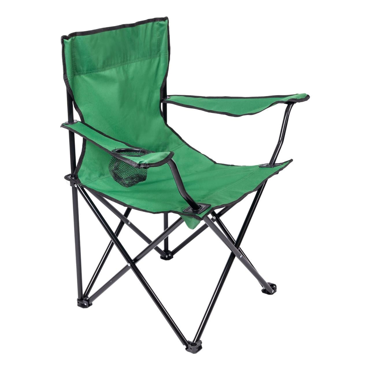 Кресло раскладное туристическое 50х80х80 см Зеленый (6587)