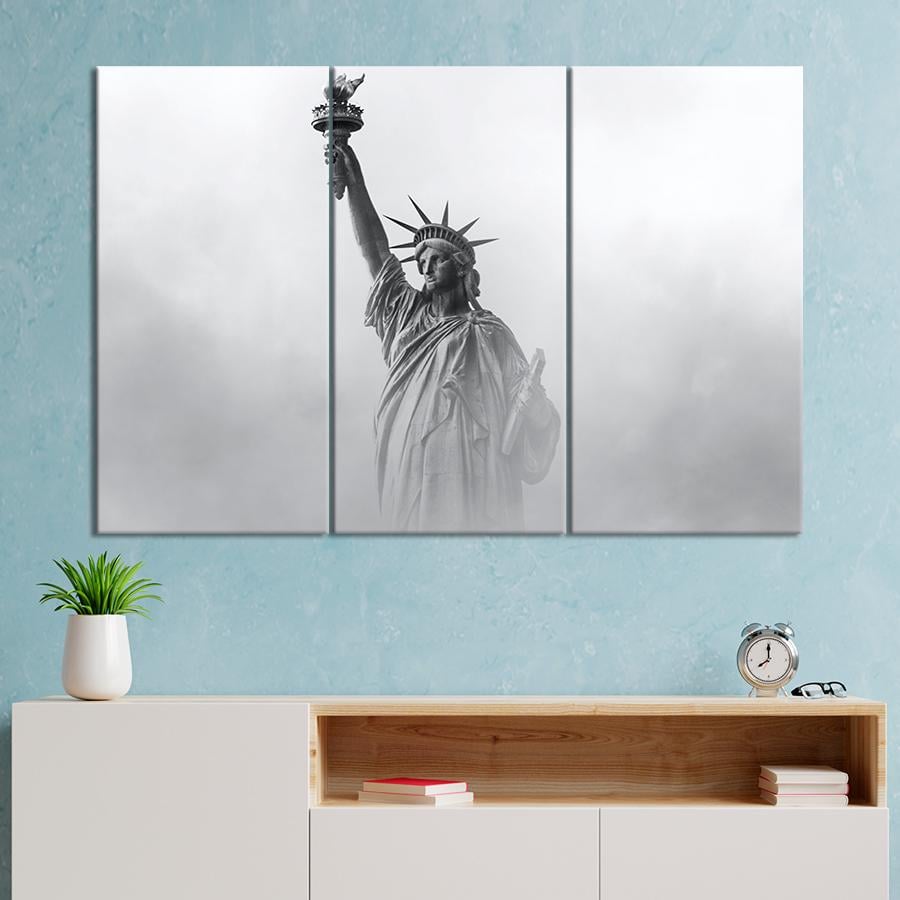 Картина город Культовая Статуя Свободы 78x48 см (A843-3)