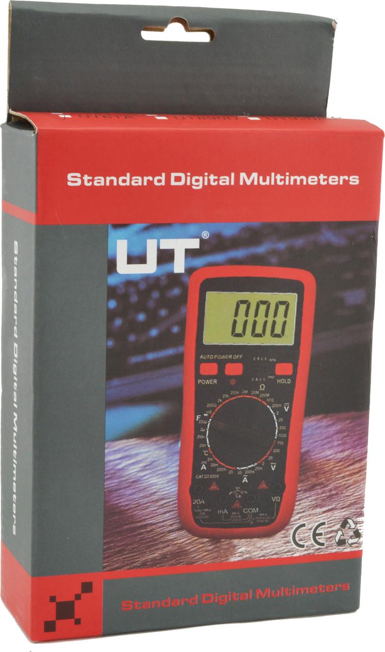 Мультиметр-тестер UT61A цифровой со щупами (3_02653) - фото 4