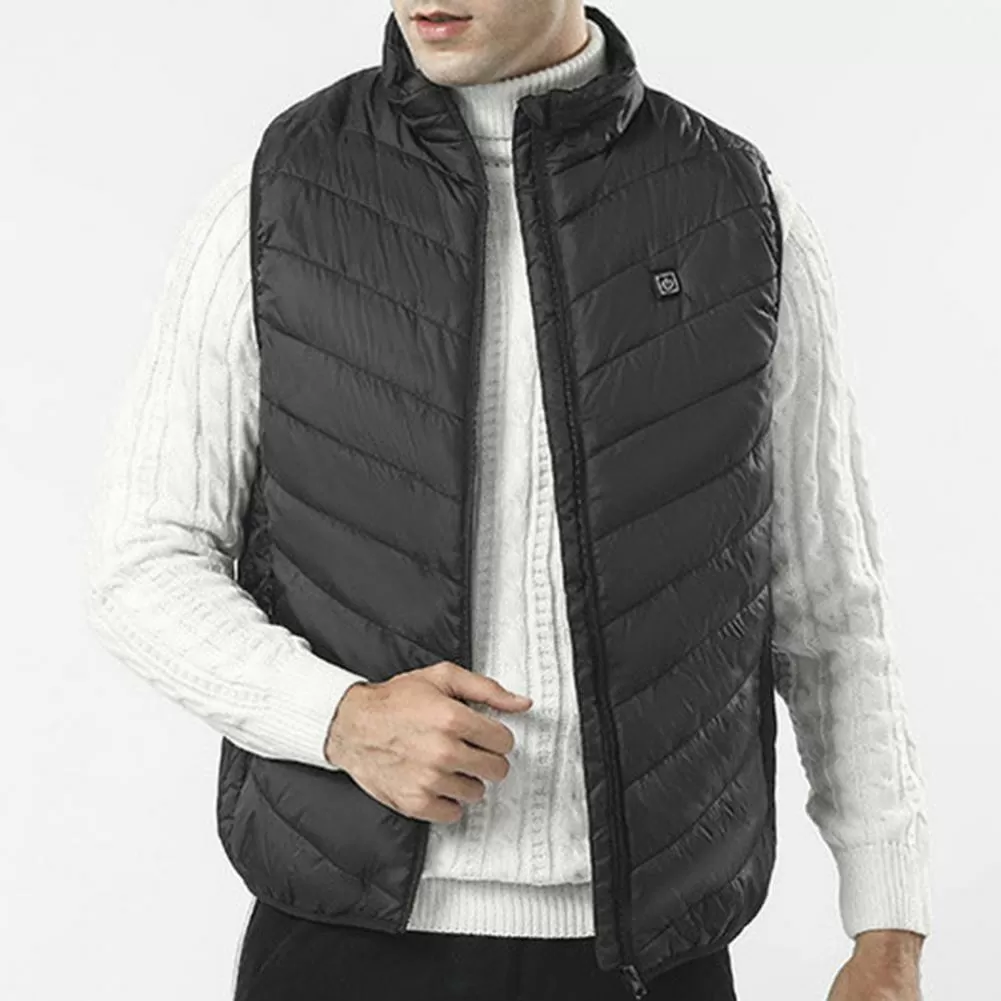 Жилет согревающий зимний HeatFashion Electric Heating Vest XL Черный - фото 4