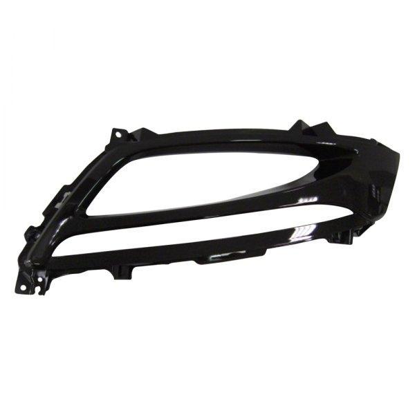 Решетка бампера AVTM Kia Optima 11-13 левая п/тум отверстий ДХО кроме HYBRID Черный (184032907)