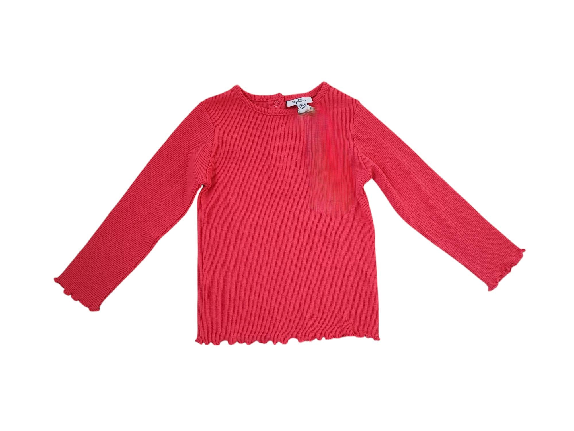 Кофта дитяча в рубчик для дівчинки OVS 80 см Рожевий (0023)