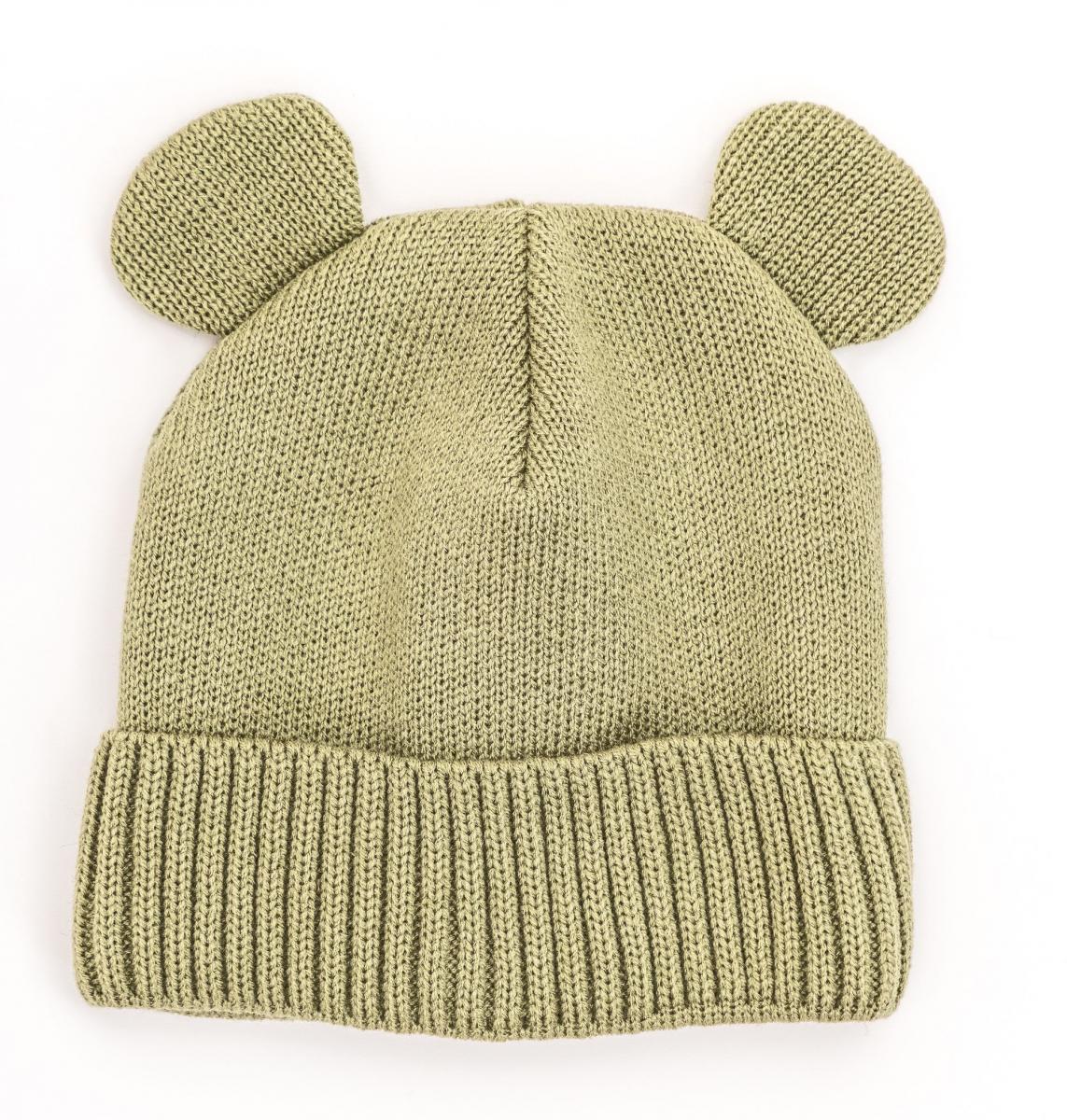 Шапка детская зимняя Alex Ральф 46-50 см Оливковый