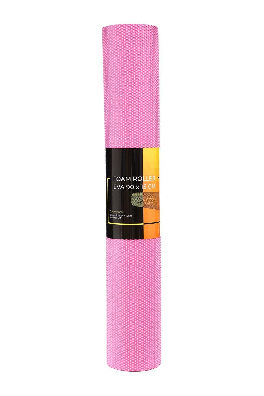Масажний ролик Cornix EVA+ 90x15 см XR-0313 Pink (2375572273) - фото 2