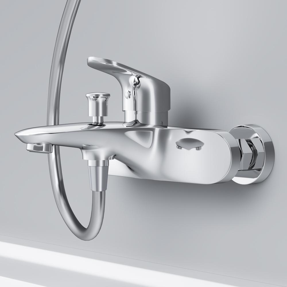 Змішувач для ванної AM.PM Like F8010000 одноважільний Хром (130118) - фото 6 Змішувач для ванної AM.PM Like F8010000 одноважільний Хром (130118) - фото 6