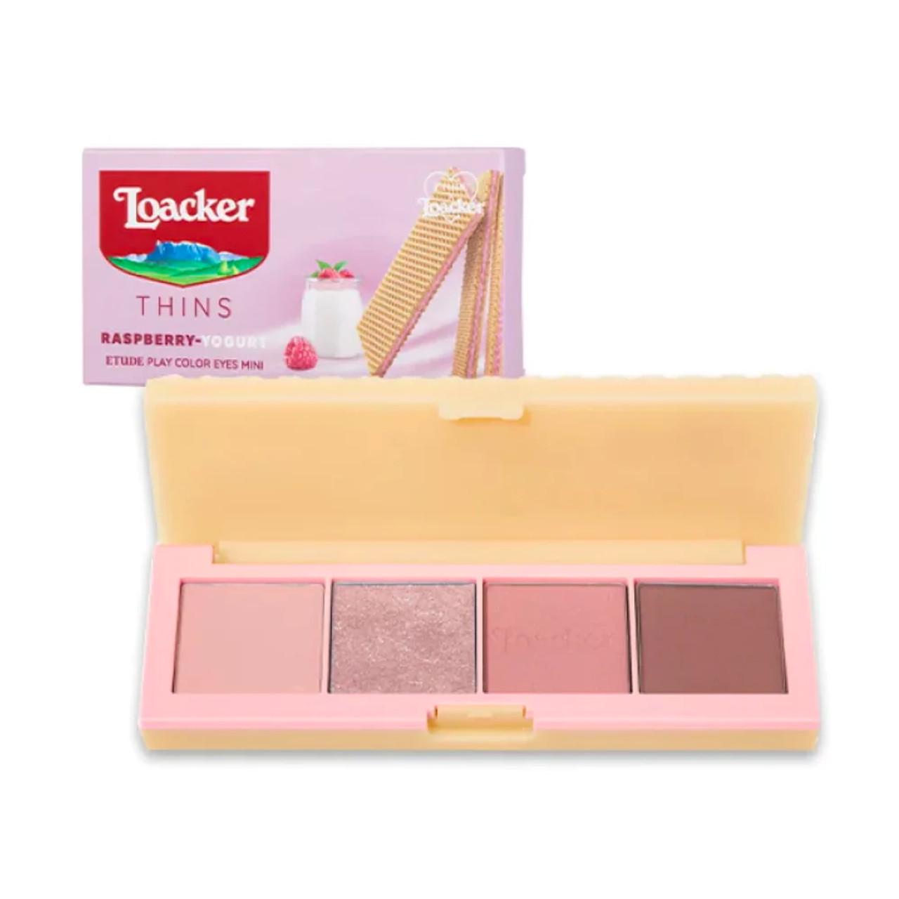 Палетка теней Etude House&Loacker Rasberry Yougurt Play Color Eyes Mini Kit Eyeshadow Palette (1853342927)