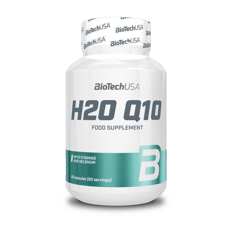 Коэнзим Q10 водорастворимый 100 мг с витаминами CE и селеном BioTech H2O Q10 60 капс.