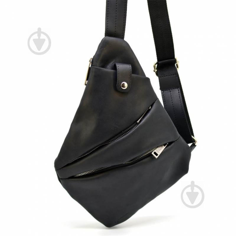 Рюкзак на косуха на одно плечо TARWA Black (RA-6402-4lx)