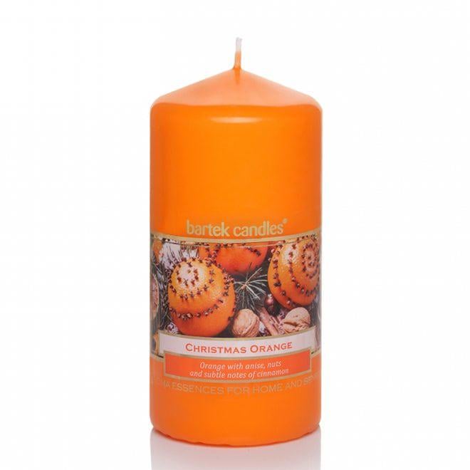 Ароматическая свеча Flora Christmas Orange 6х12 см (28891)