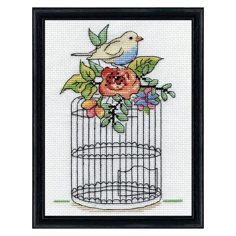 Набор для вышивания крестиком Design Works 3211 Birdcage (22899)