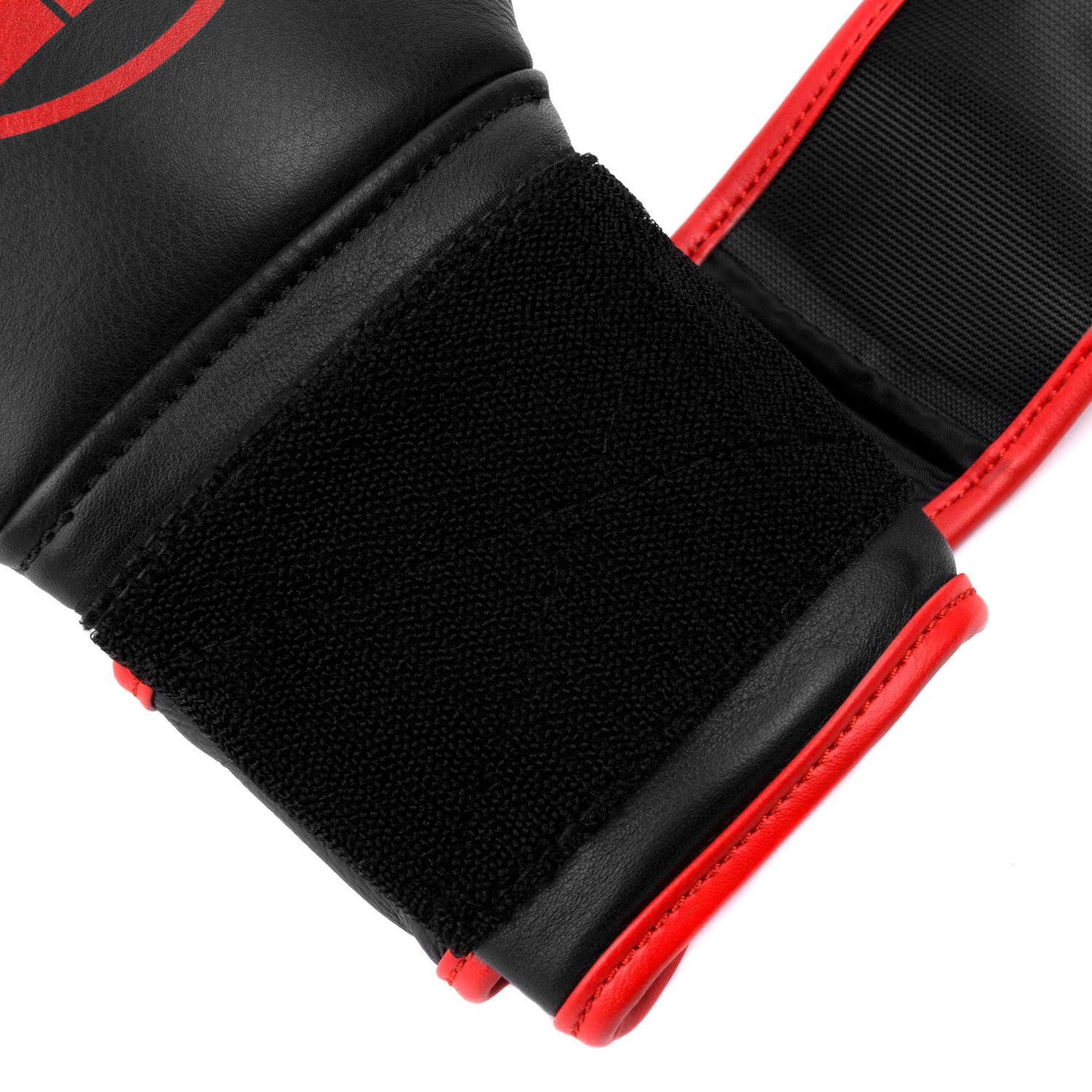 Боксерские перчатки Dozen Monochrome Training Boxing Gloves 12 ун. Черно-красный - фото 8 Боксерские перчатки Dozen Monochrome Training Boxing Gloves 12 ун. Черно-красный - фото 8
