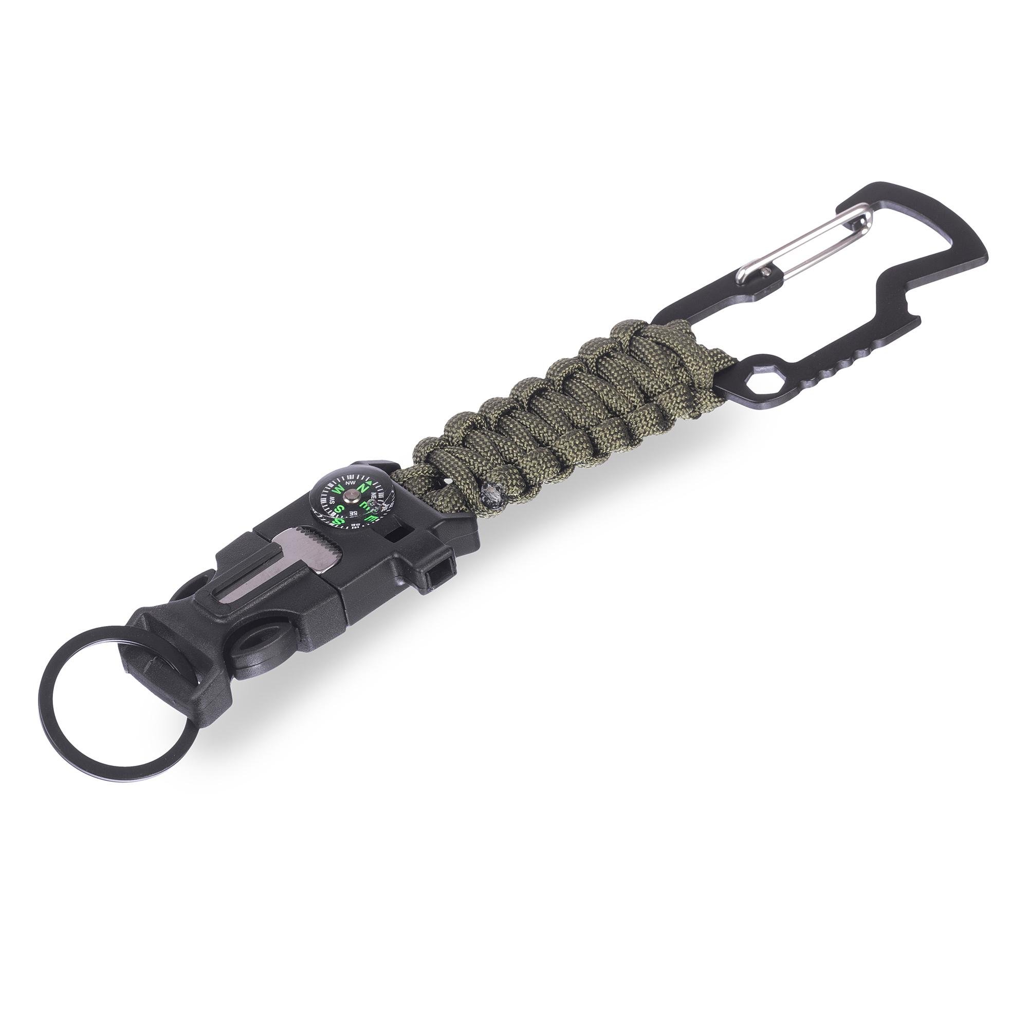 Паракордовий браслет туристичний Paracord Fire Starter Bracelet TY-1616 Хакі (1008593-Khaki)