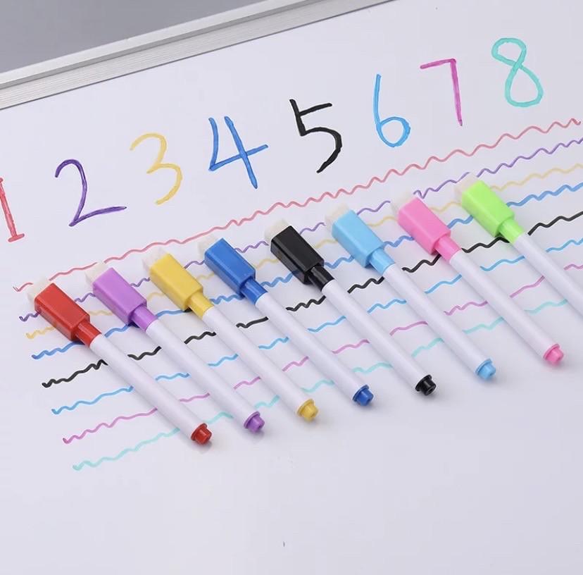 Маркеры сухостиральные на магните 8 шт. Разноцветный (1794322918) - фото 2