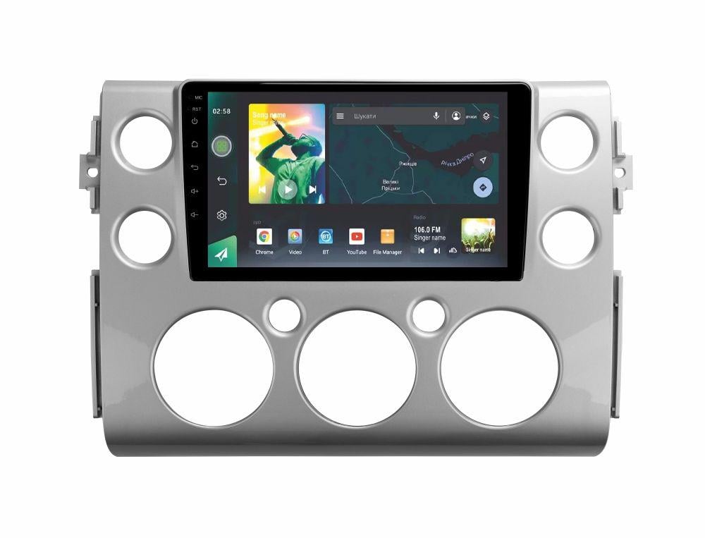 Автомагнитола штатная Sigma X9464 4/64 GB для Toyota FJ Cruiser J15 2006-2020 A 9" (AR-72091)