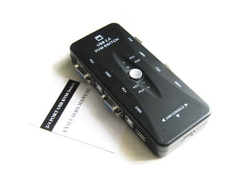 4-портовый KVM свич переключатель USB - фото 3