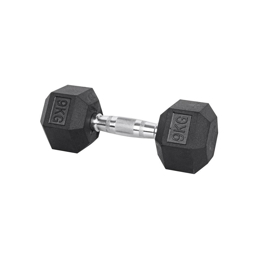 Гантель шестигранна inSPORTline Hexsteel 9 кг (283357) - фото 1 Гантель шестигранна inSPORTline Hexsteel 9 кг (283357) - фото 1