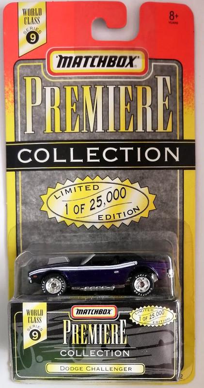 Игрушечная машинка Matchbox Dodge Challenger 1997 Premiere World Class Series 09 (34312-dc)