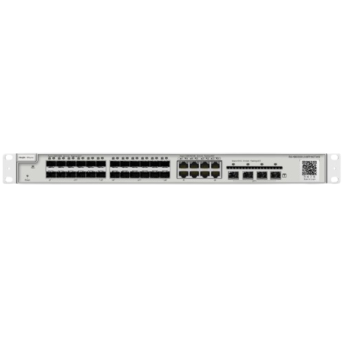 Коммутатор сетевой Ruijie Reyee RG-NBS5200-24SFP/8GT4XS 24 SFP/8 Gigabit портов Layer 3 Серый (30067348)