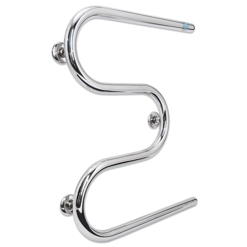 Полотенцесушитель водяной для ванной Laris Змеевик 25 РС3 из нержавеющей стали 400х500 мм 1/2" Хром (147-127-71207179)